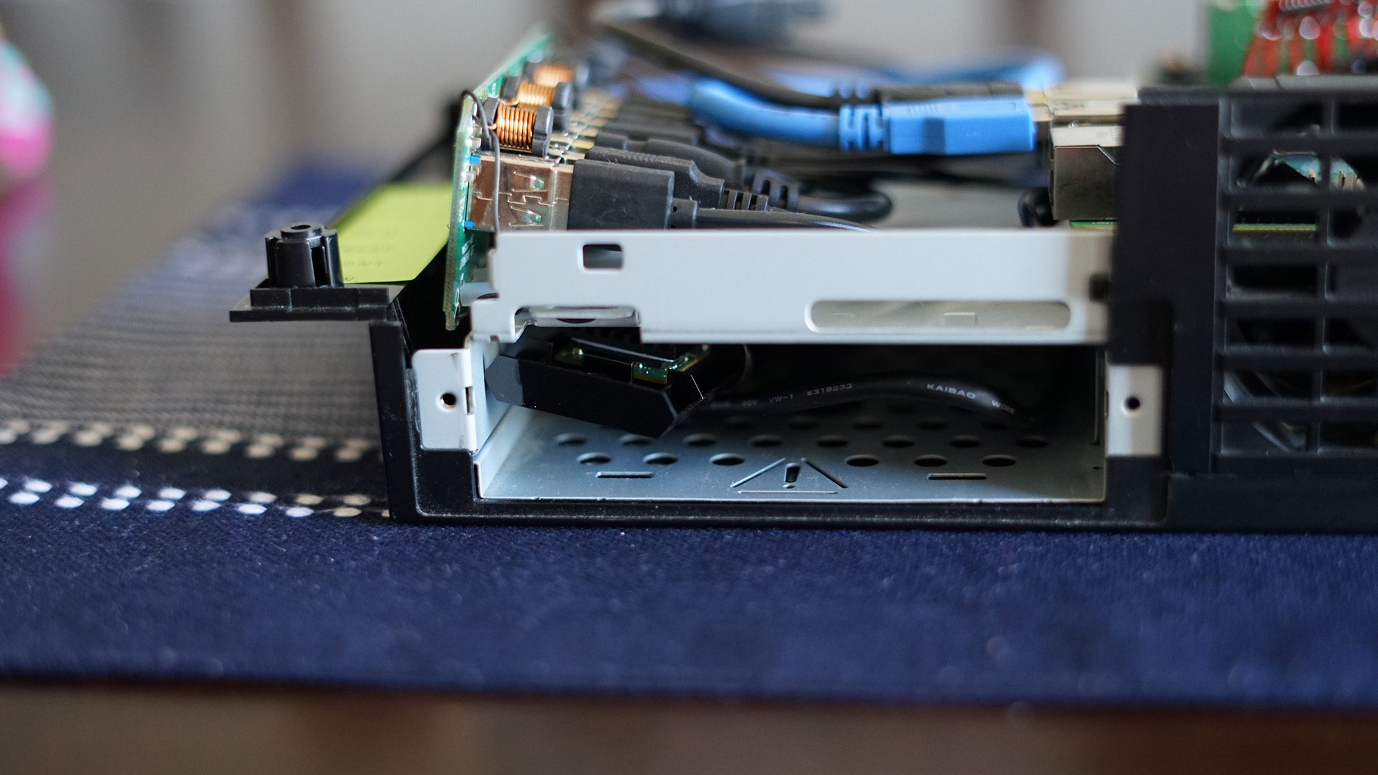 Bottom of chassis SSD